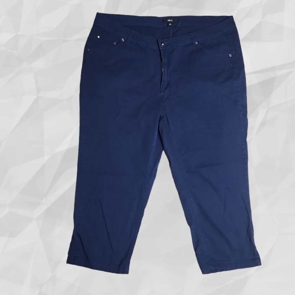 ELLOS Capris Navy Size 18